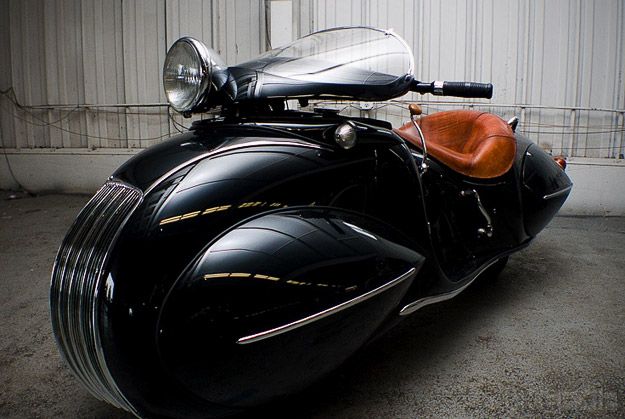 Классный мотоцикл 1930 года (5 фото)