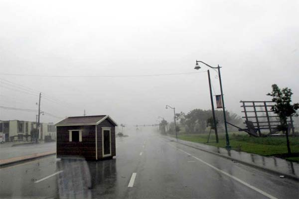 Фоторепортаж урагана в США